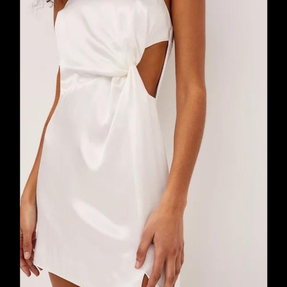 RARE! For love & lemons urban outfitters lucy white cutout minidress S - Picture 6 of 9